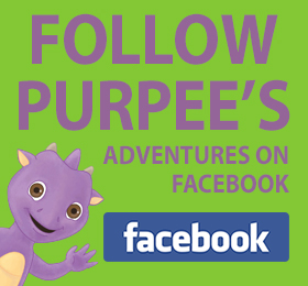 Purpee the Dragon Facebook Sidebar Banner